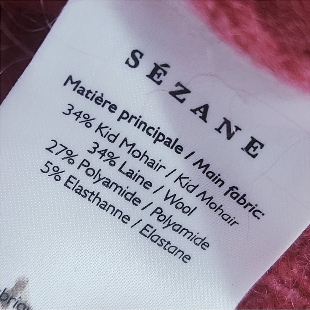 Sezane Sweater Size M Pink Wool Mohair Balloon Sleeve Knit Jumper
Pullover - Picture 6 of 9